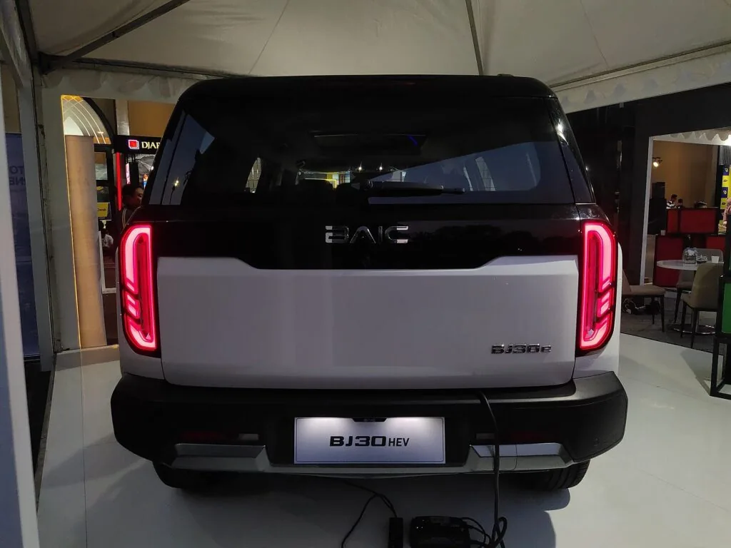BAIC BJ30 – widok z tyłu