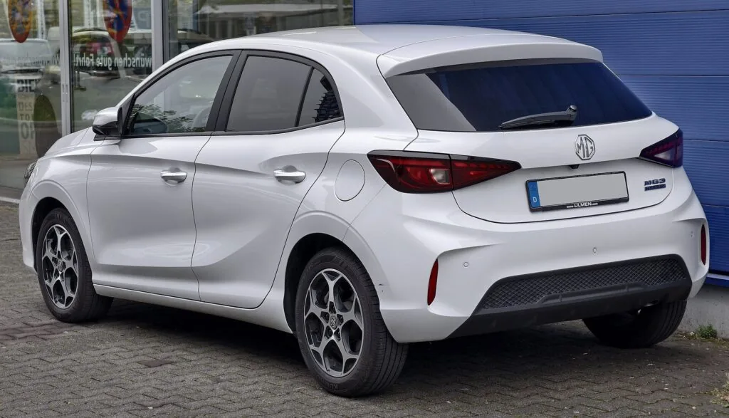 MG3 – widok z tyłu